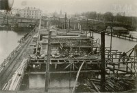 1930 год. Строительство моста