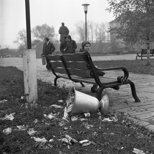 Тульский скверик. 1980.